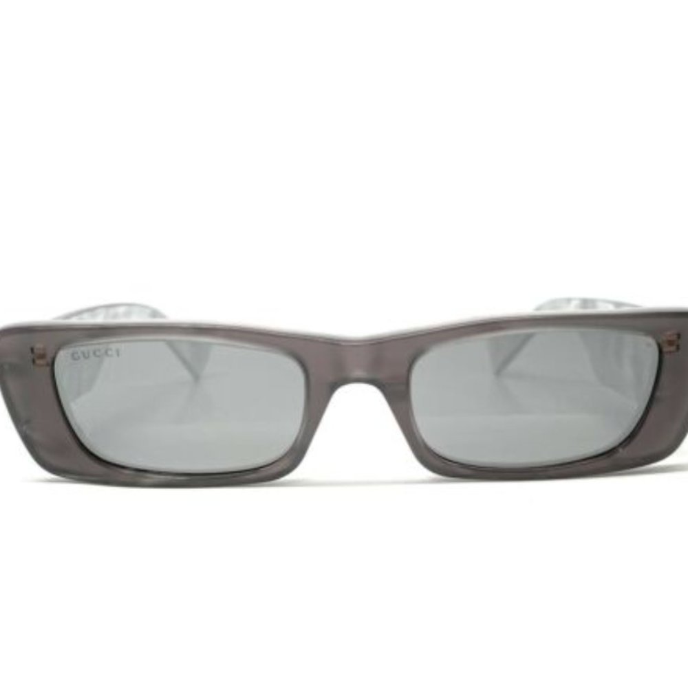 Gucci Women's Grey White and Silver Sunglasses! - Picture 2 of 3